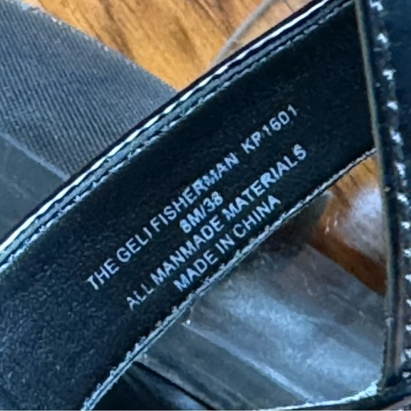 Katy Perry The Geli Fisherman Sandal - black - size 8 - Picture 13 of 16